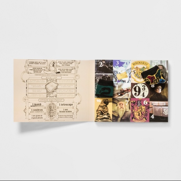 LAST 1 Harry Potter Letter 12 Days of Socks Advent - Picture 3 of 3